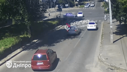 ДТП на Олександра Поля 24.06 - відео моменту