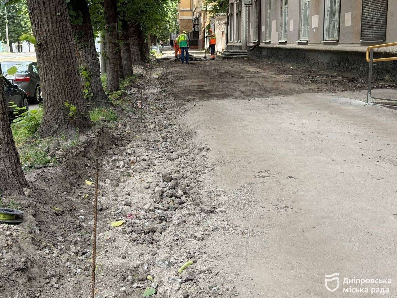 Оновлення доріг та тротуарів у Дніпрі: роботи тривають на проспекті Івана Мазепи
