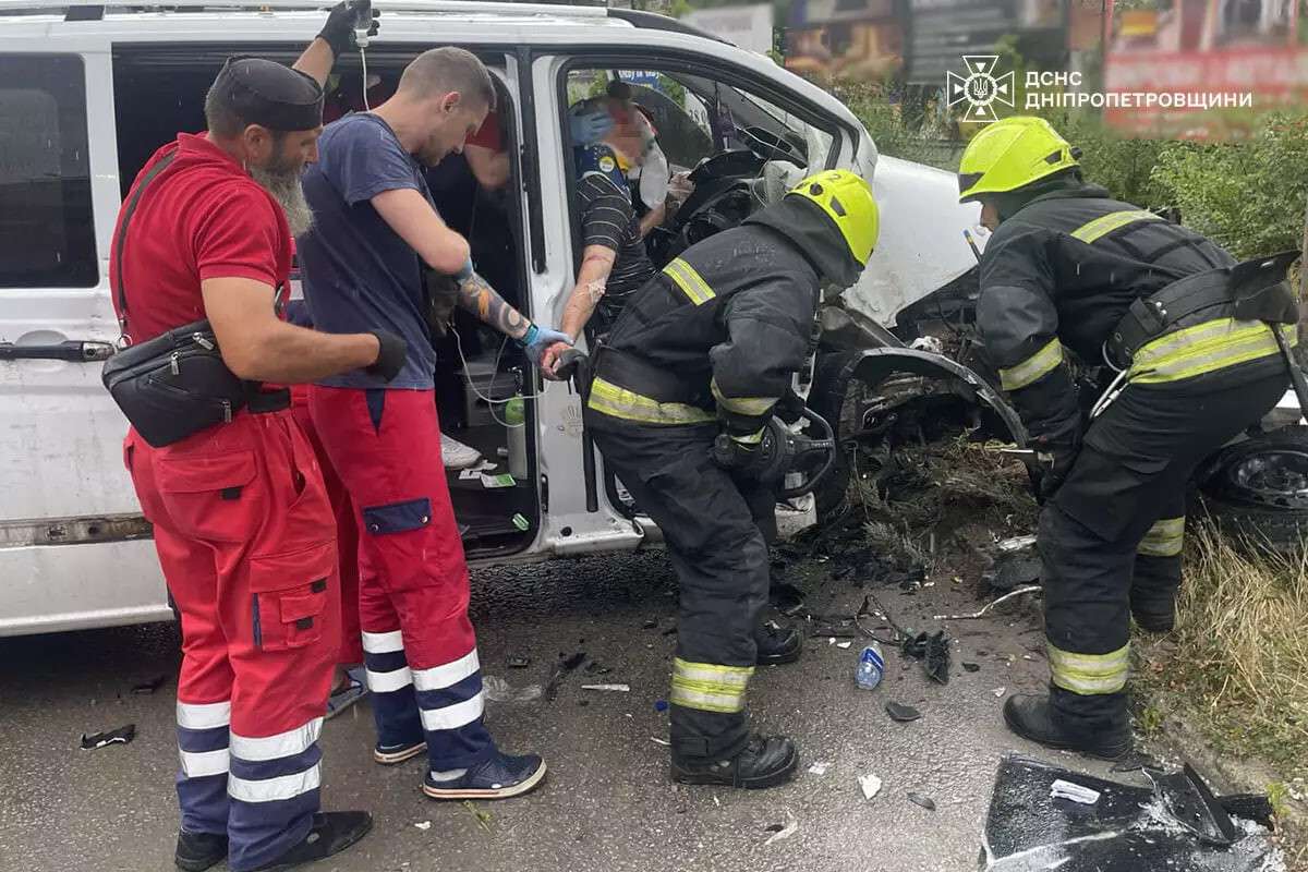 ДТП на Академіка Белелюбського 04.07: подробиці від ДСНС