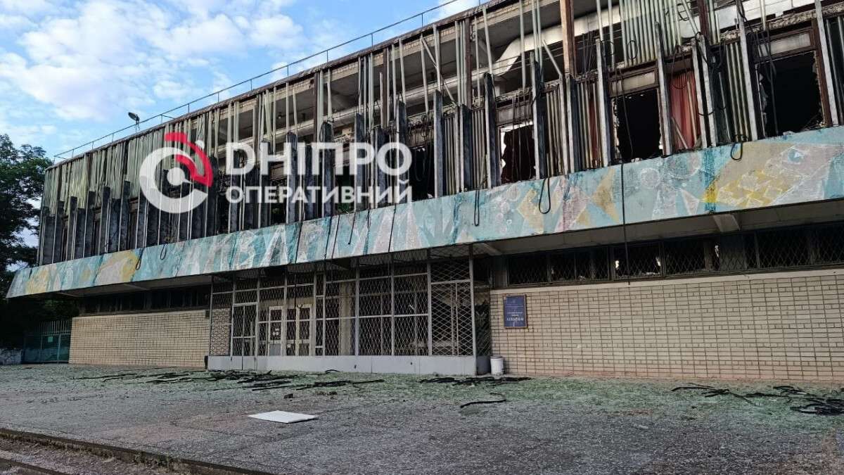 Аквариум ДНУ пострадал во время российской атаки в ночь на 5 июля