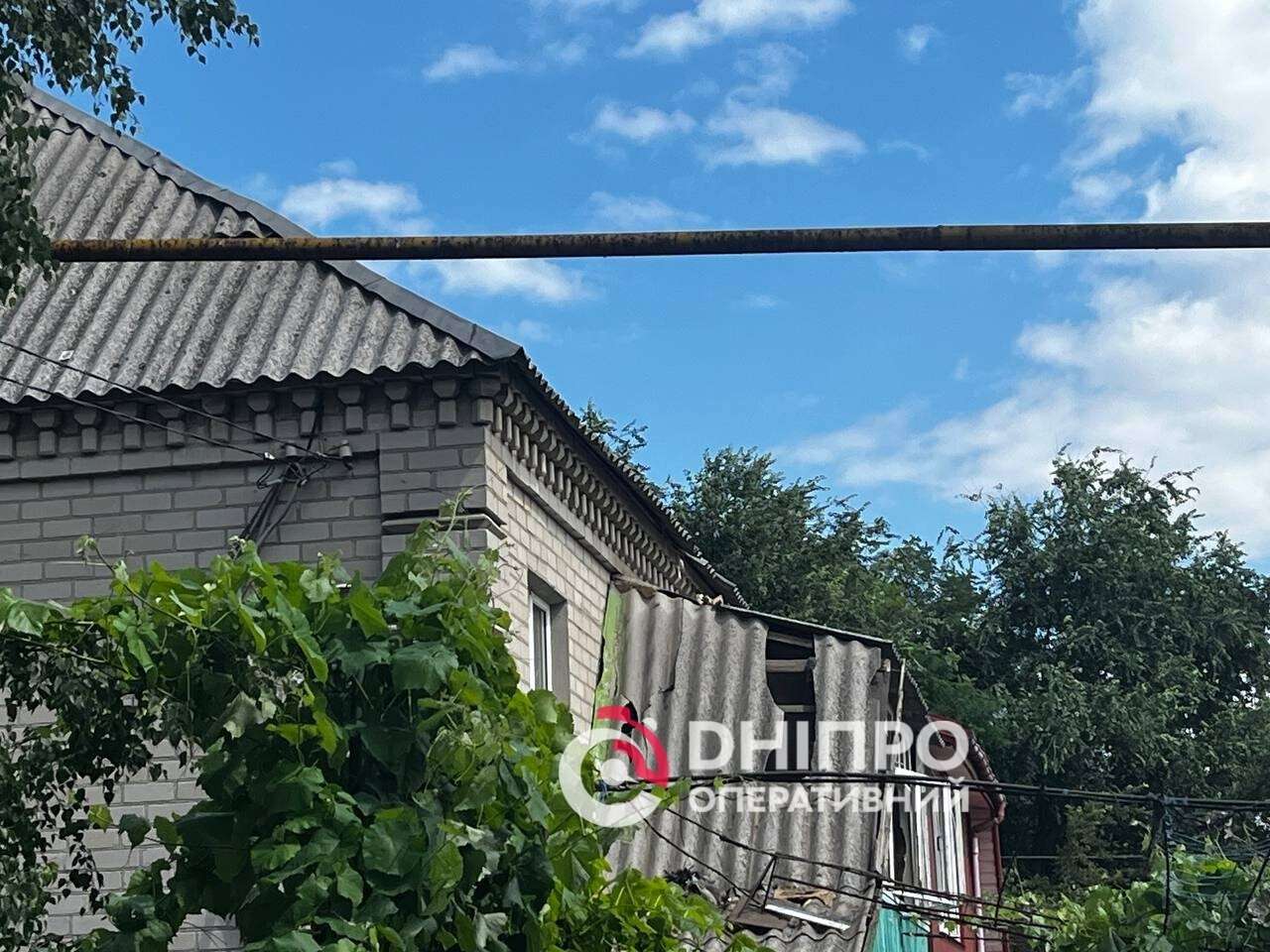 Атака на Дніпро 6 липня: ворожий дрон влучив у двір приватного будинку