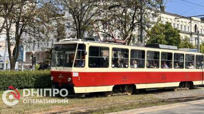 Трамвай в Днепре