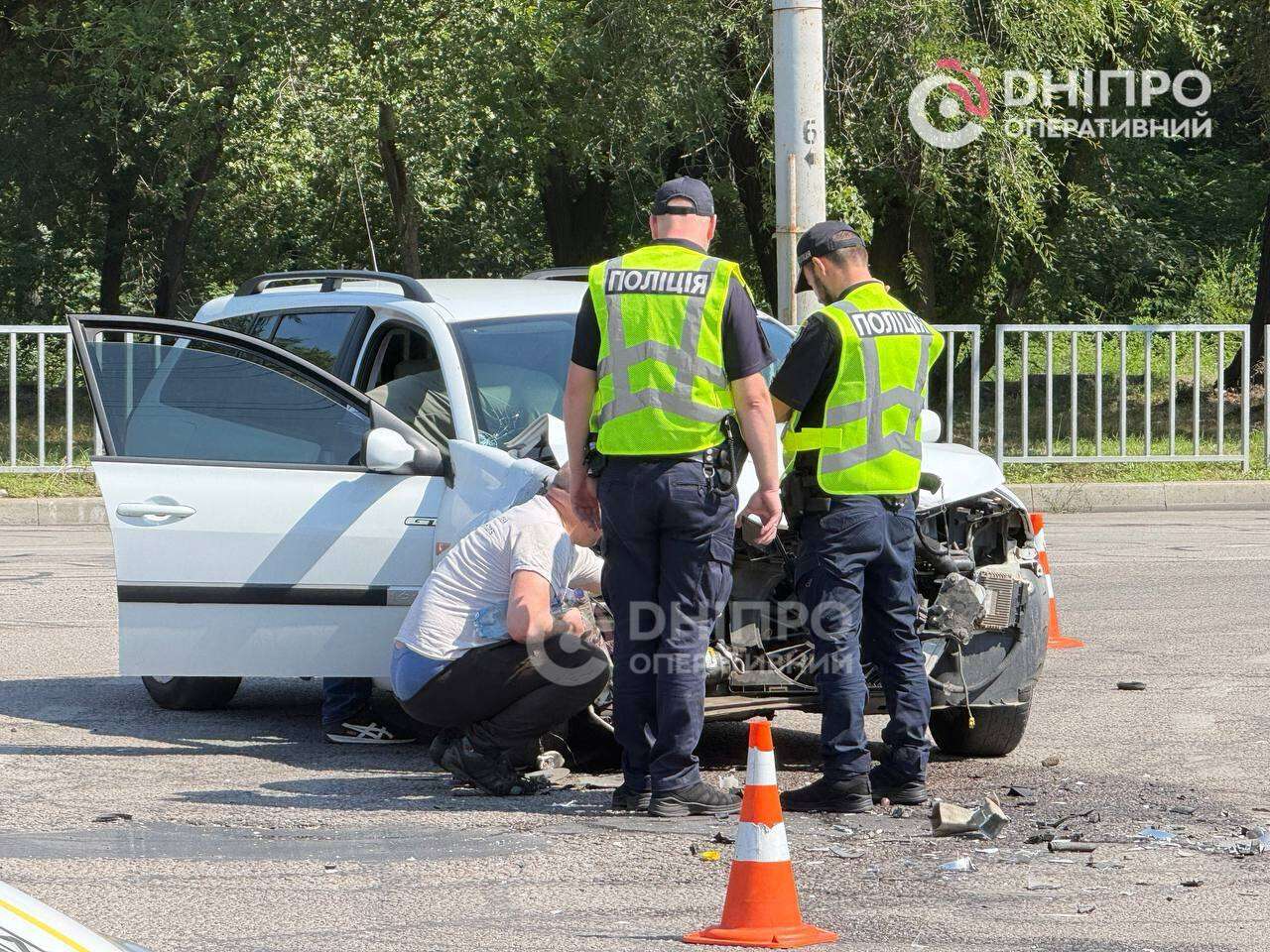 Серьезное ДТП на Набережной Заводской 14.07: видео момента и подробности