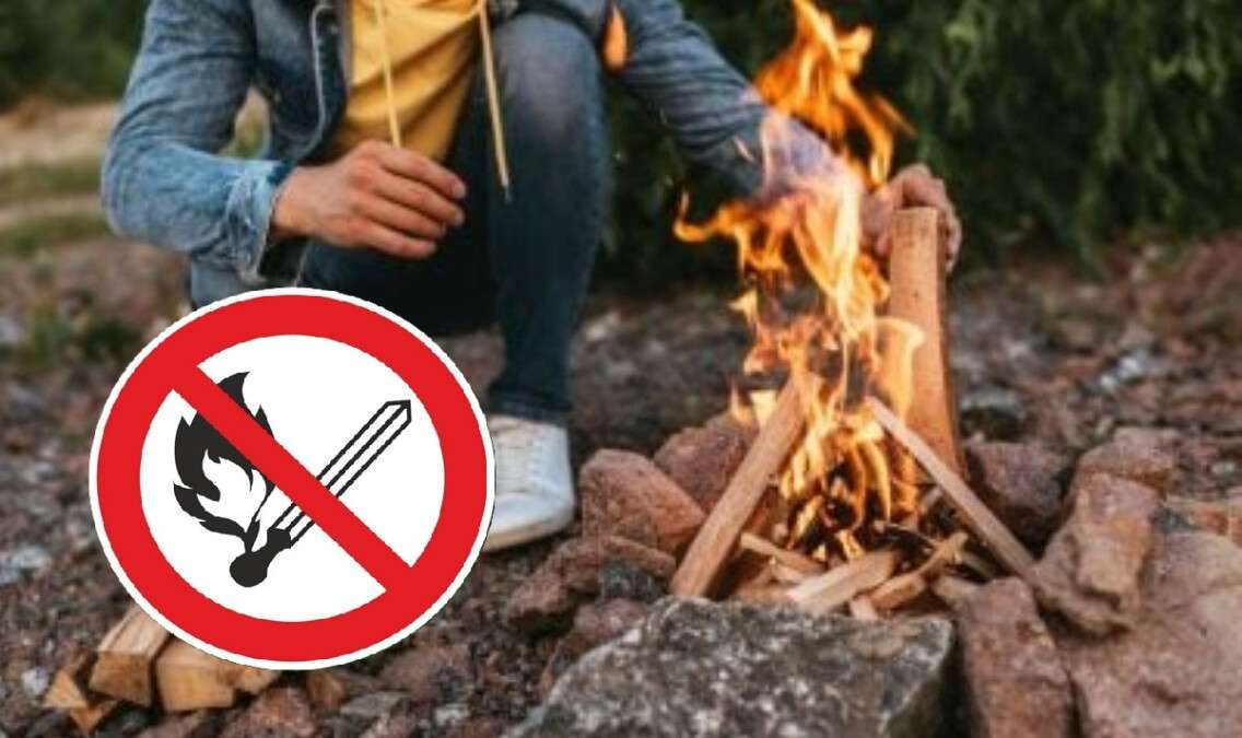 Розпалювання багаття у заборонених місцях