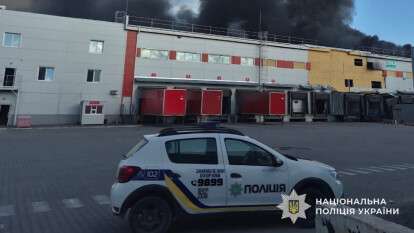 Россияне уничтожили терминал "Новой почты" в Днепровском районе