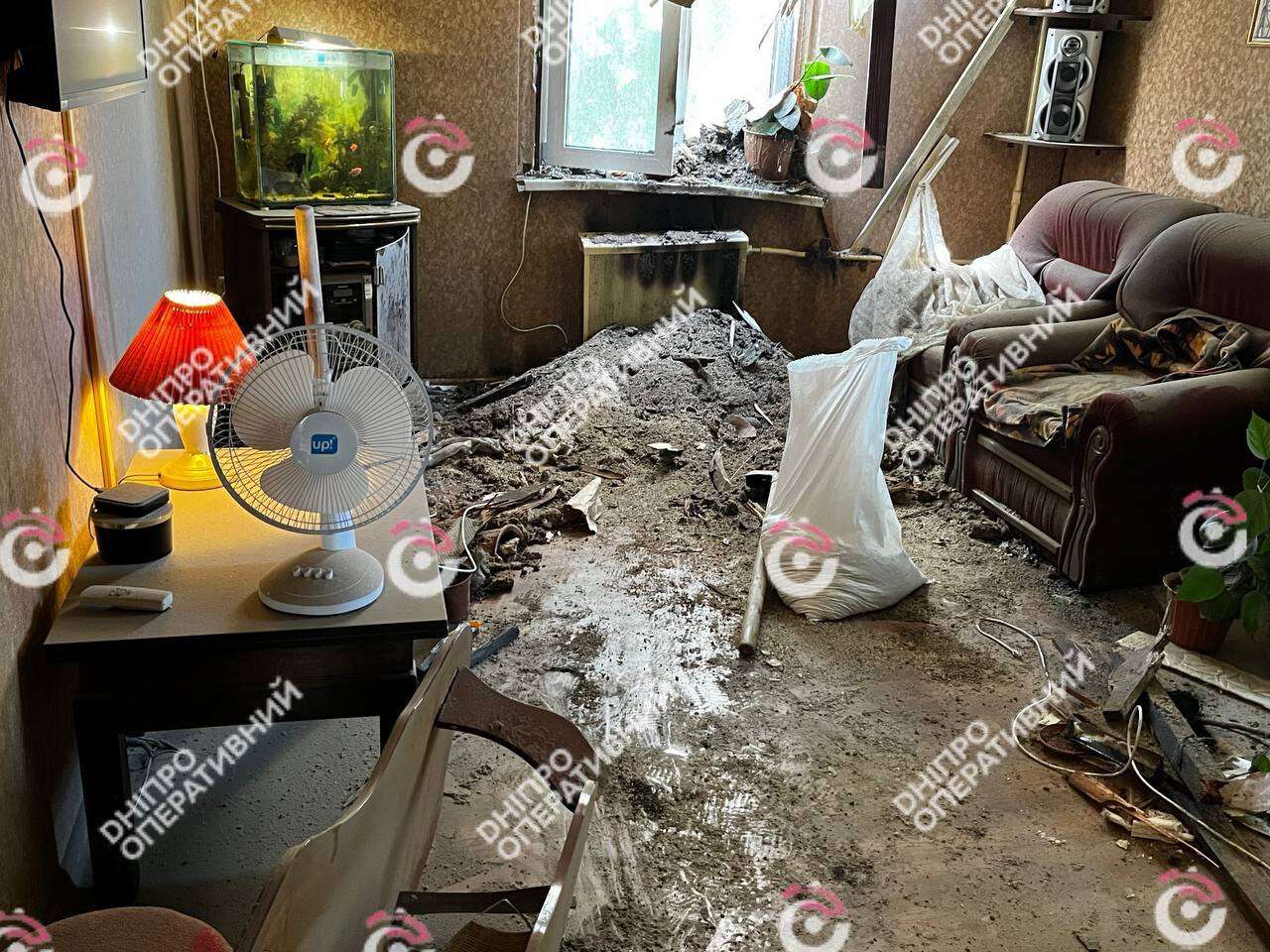 Удар по Дніпру 3 серпня