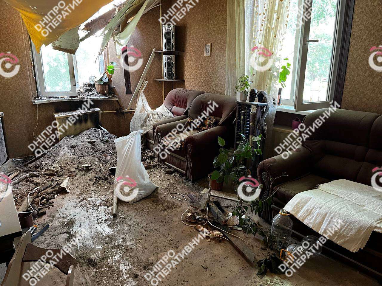 Удар по Дніпру 3 серпня