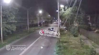 ДТП на Сергея Нигояна 9 августа: автомобиль выехал на обочину — видео