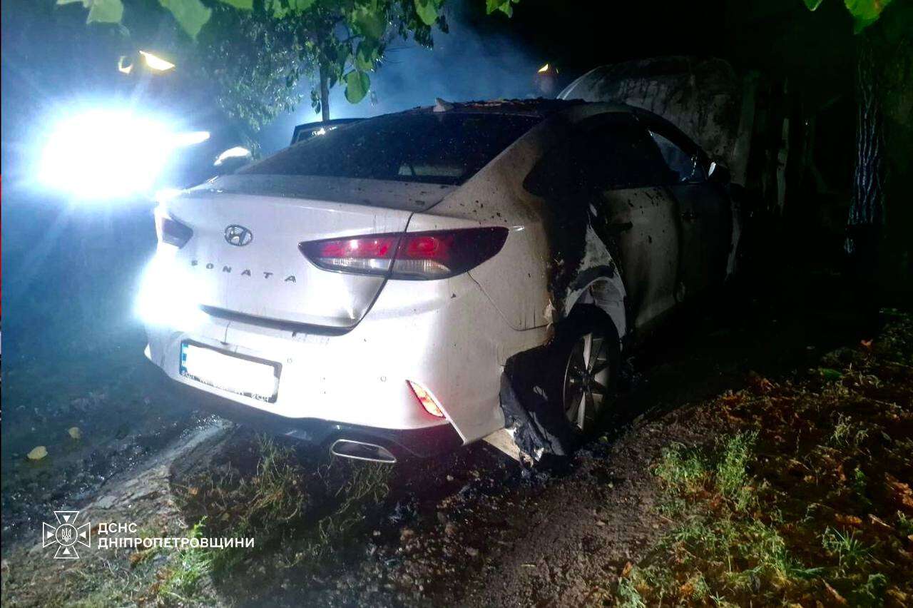 Пожежа на Національної Гвардії у Дніпрі вночі 10 серпня