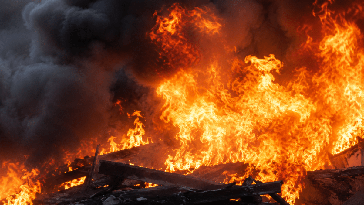 Пожежа ілюстрація