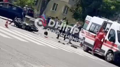 Водитель Nissan погиб в ДТП с мотоциклом в Днепре: подробности аварии