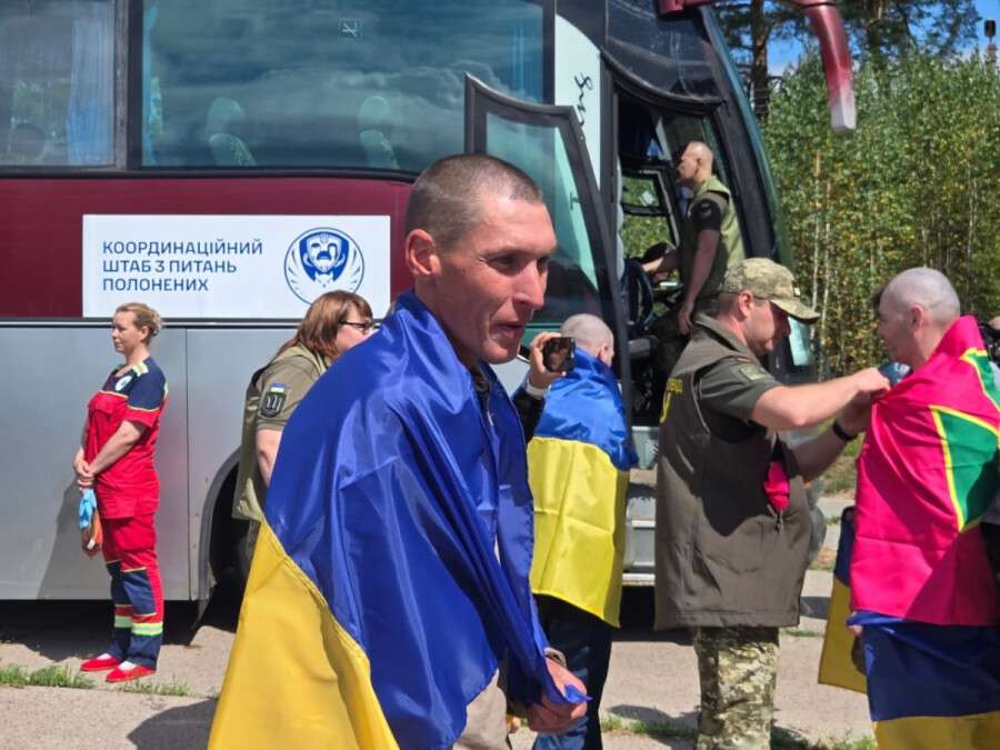 Возвращение защитников из плена