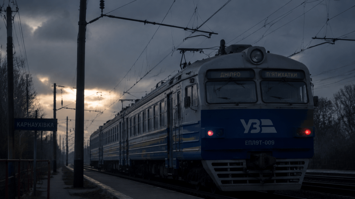 Підліток загинув на даху електрички на Дніпропетровщині