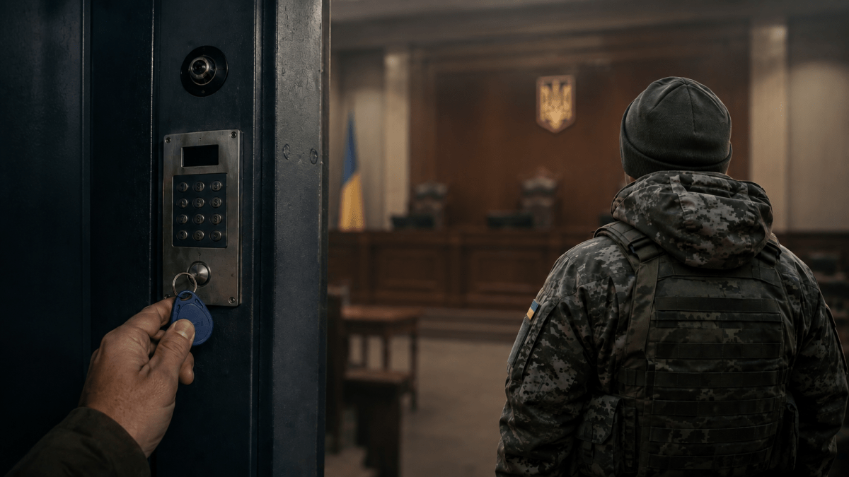 Суд у Дніпрі: військовий судився через домофон, бо не міг потрапити додому