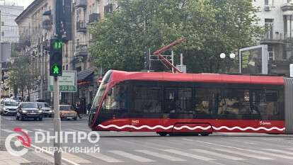 Трамвай у Дніпрі