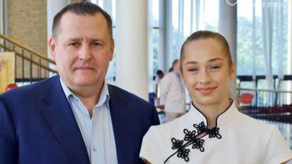 Вийшла з протестом проти участі країн-агресорок: мер Філатов вручив відзнаку 14-річній гімнастці