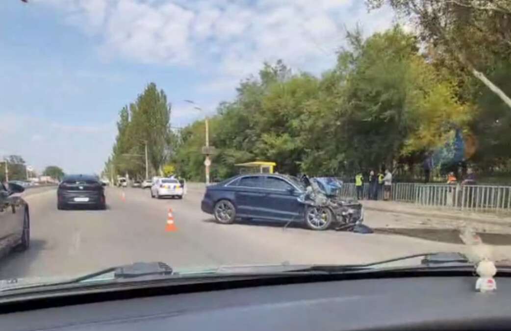 Потрійна ДТП на Запорізькому шосе
