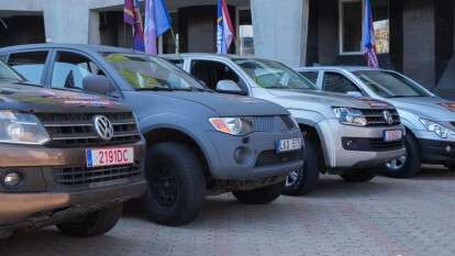 Пікапи для фронту та автопробіг: у Дніпрі до Дня міста підтримали 7-й корпус ДШВ