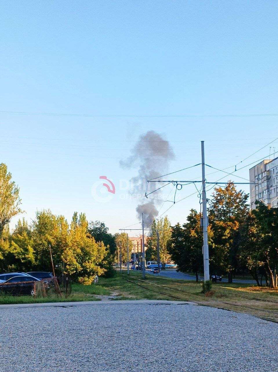 Пожар в Днепре