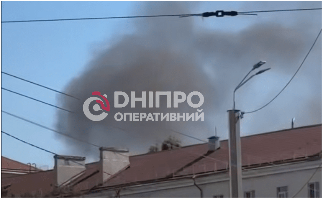 Пожар возле железнодорожного вокзала