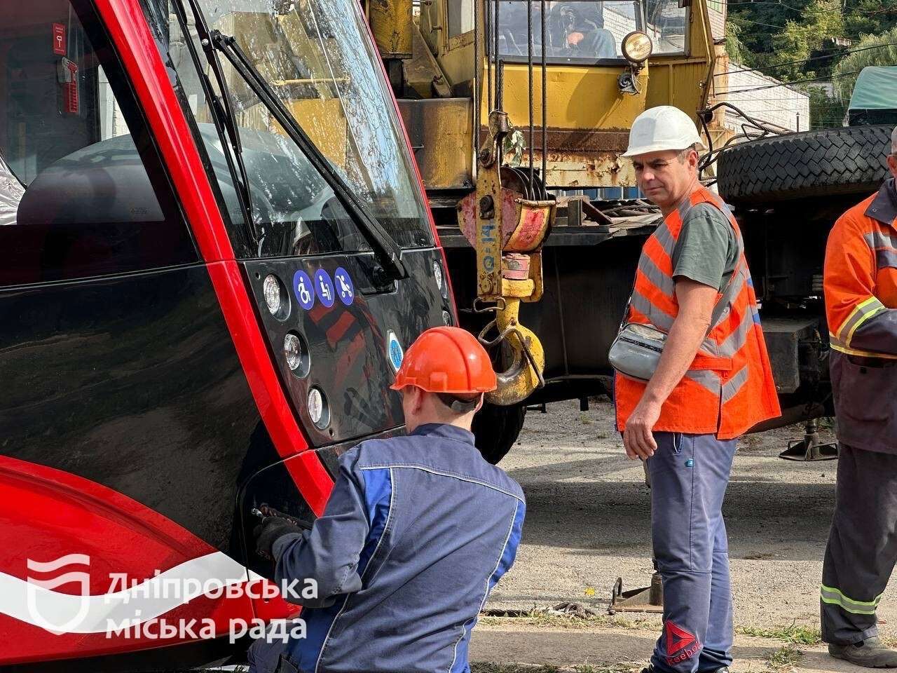 Новий трамвай у Дніпрі