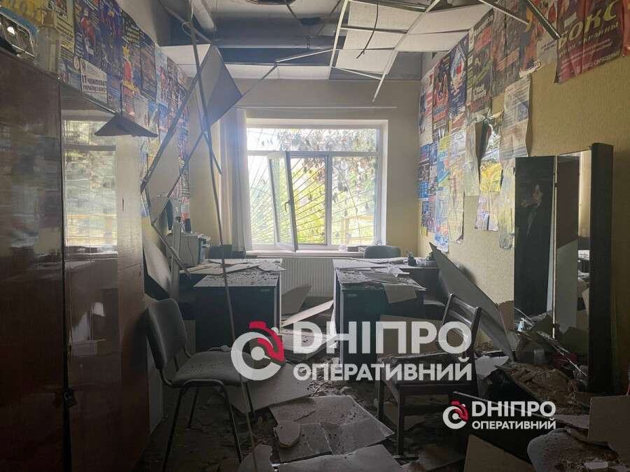 Обстрел Днепра 27 сентября: как выглядит поврежденная спортивная школа
