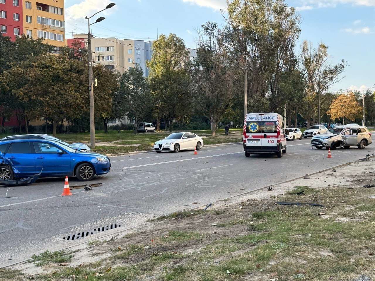 ДТП на Метробудівників