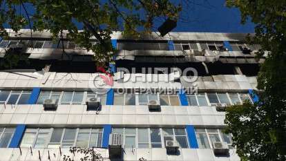 Удар по зданию телекоммуникационной компании в Днепре 4 октября