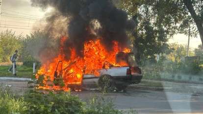 Пожар в Днепре