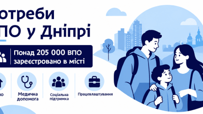Реєстр ВПО у Дніпрі: як зареєструватися та отримати підтримку