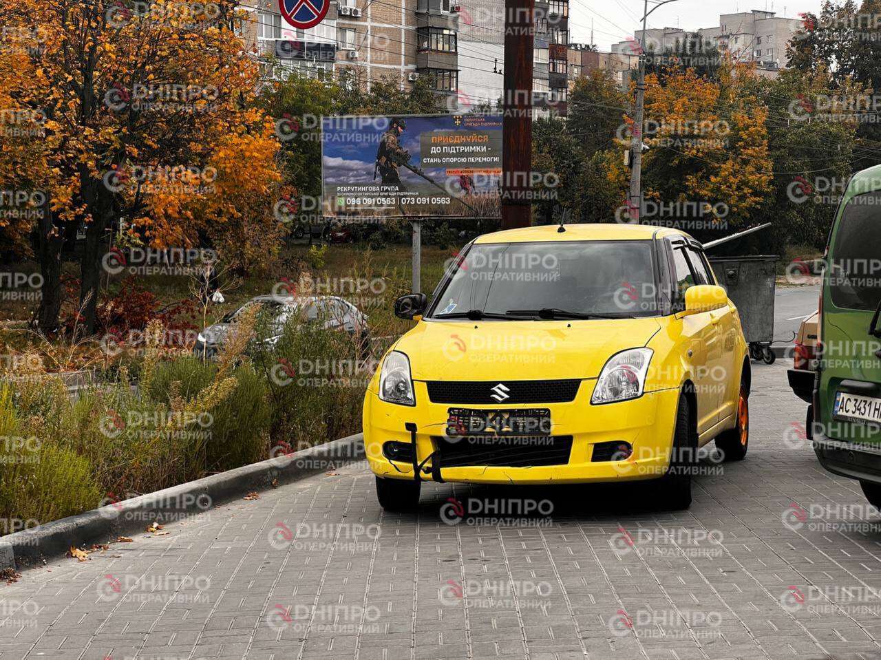 Въехал в барбершоп: Suzuki на ж/м Тополь 13 октября
