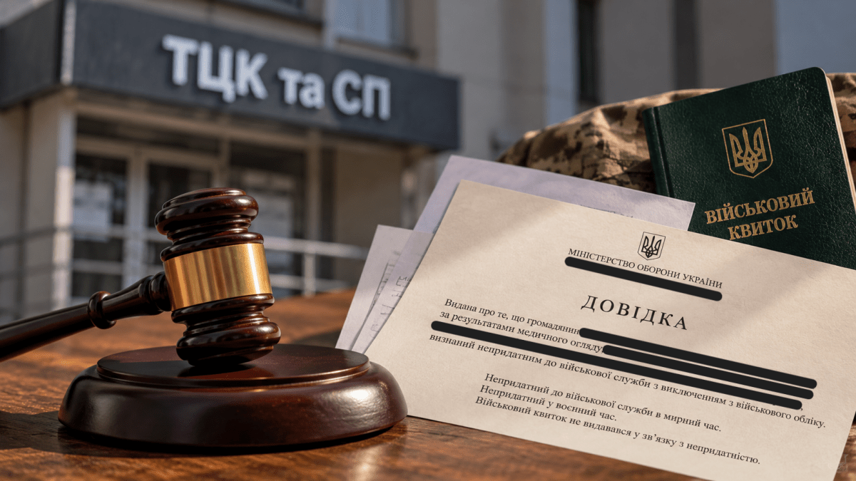 Суд с ТЦК: мужчину оштрафовали, а позже признали непригодным