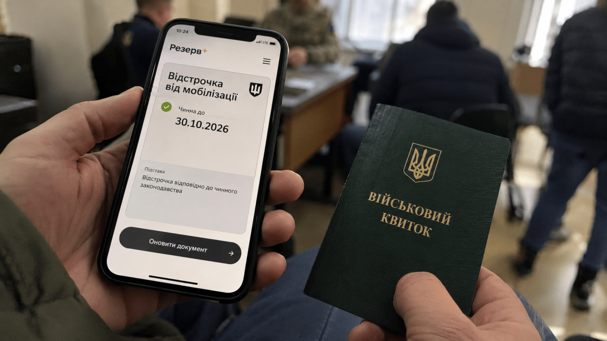Більшість відстрочок від мобілізації продовжать без заяв: Міноборони назвало умову