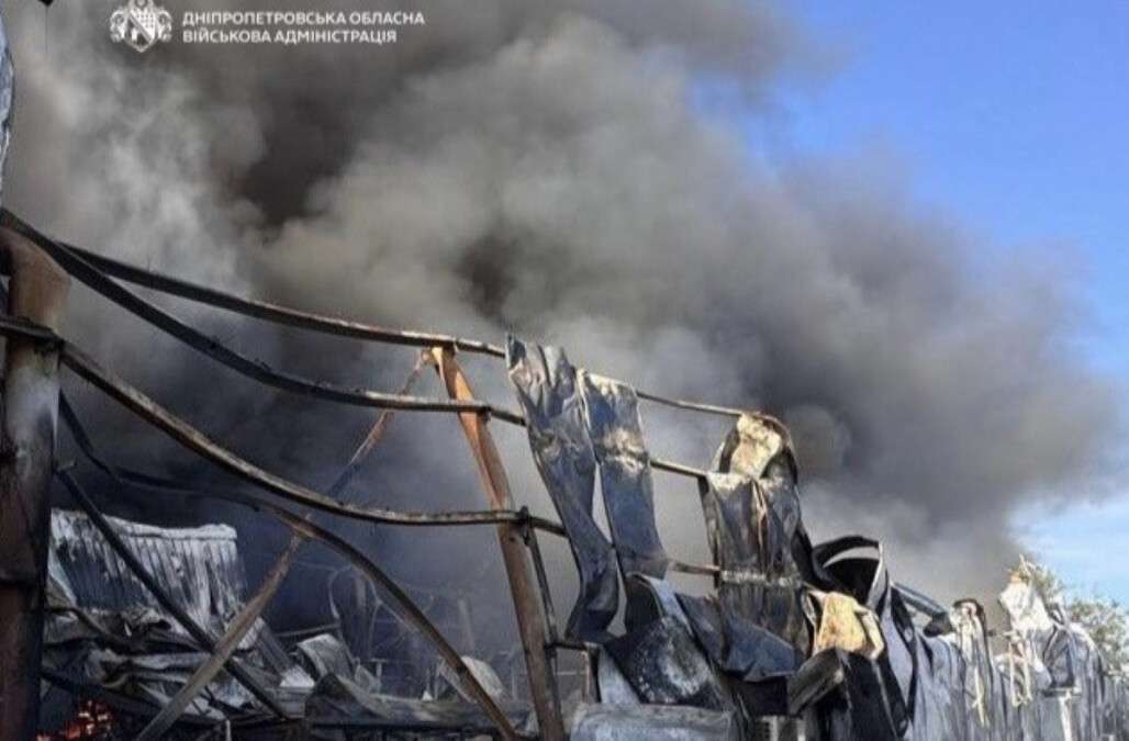 Удар рф по складах у Дніпрі 20 жовтня