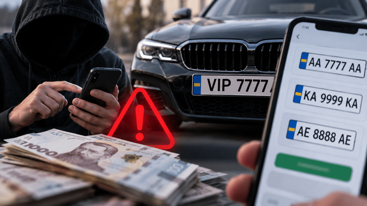 Як забронювати VIP-номер на авто та не потрапити на шахраїв