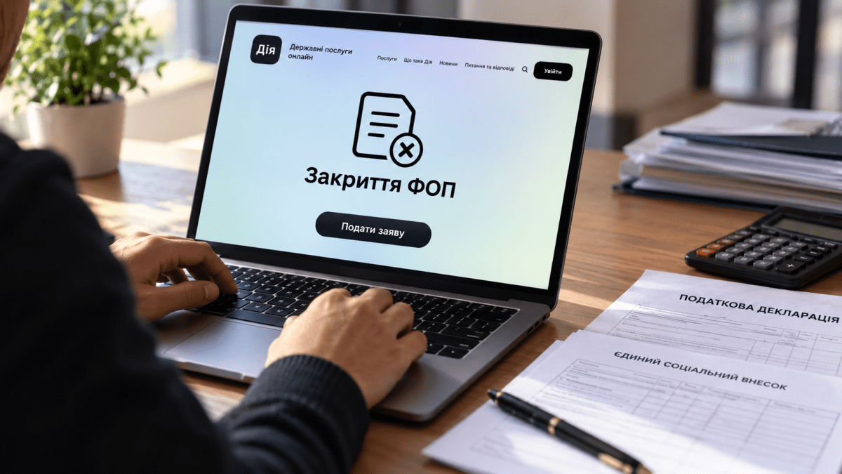 Закриття ФОП у 2026 році: інструкція для підприємців