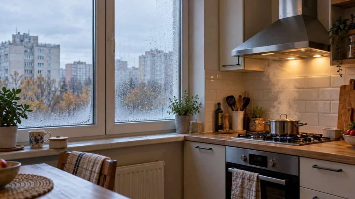 Конденсат і запахи на кухні: 5 помилок вентиляції, які дніпрянам варто перевірити до зими